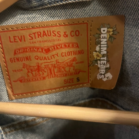 Denim Tears Levi's Denim Jacket Size Small - Picture 6 of 8